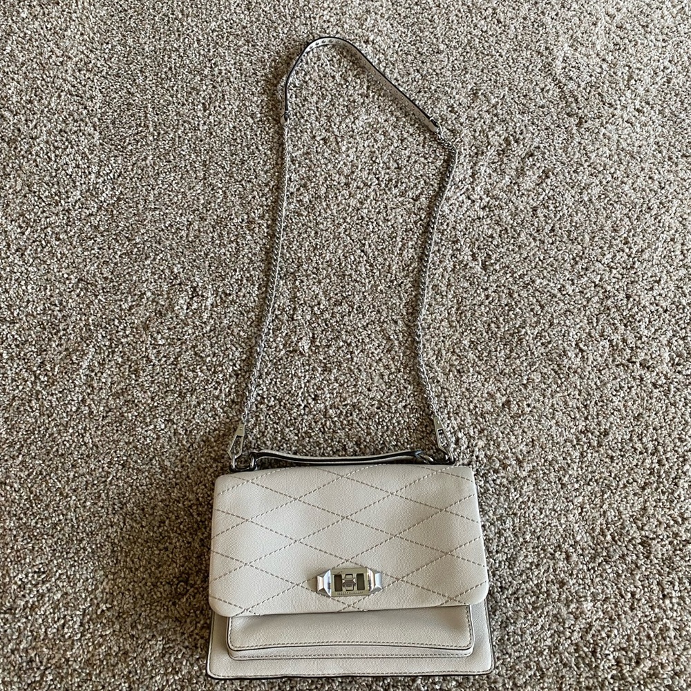 Grey Rebecca Minkoff crossbody bag